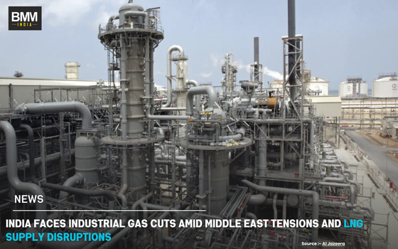 Home 21 India LNG supply crisis , Industrial Gas Cuts Due to Middle East Tensions | Business MInds Media India