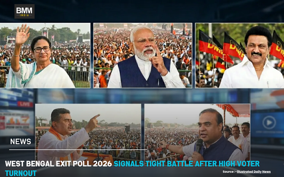 West Bengal Exit Poll 2026 Signals Tight Battle | Business Minds Media India