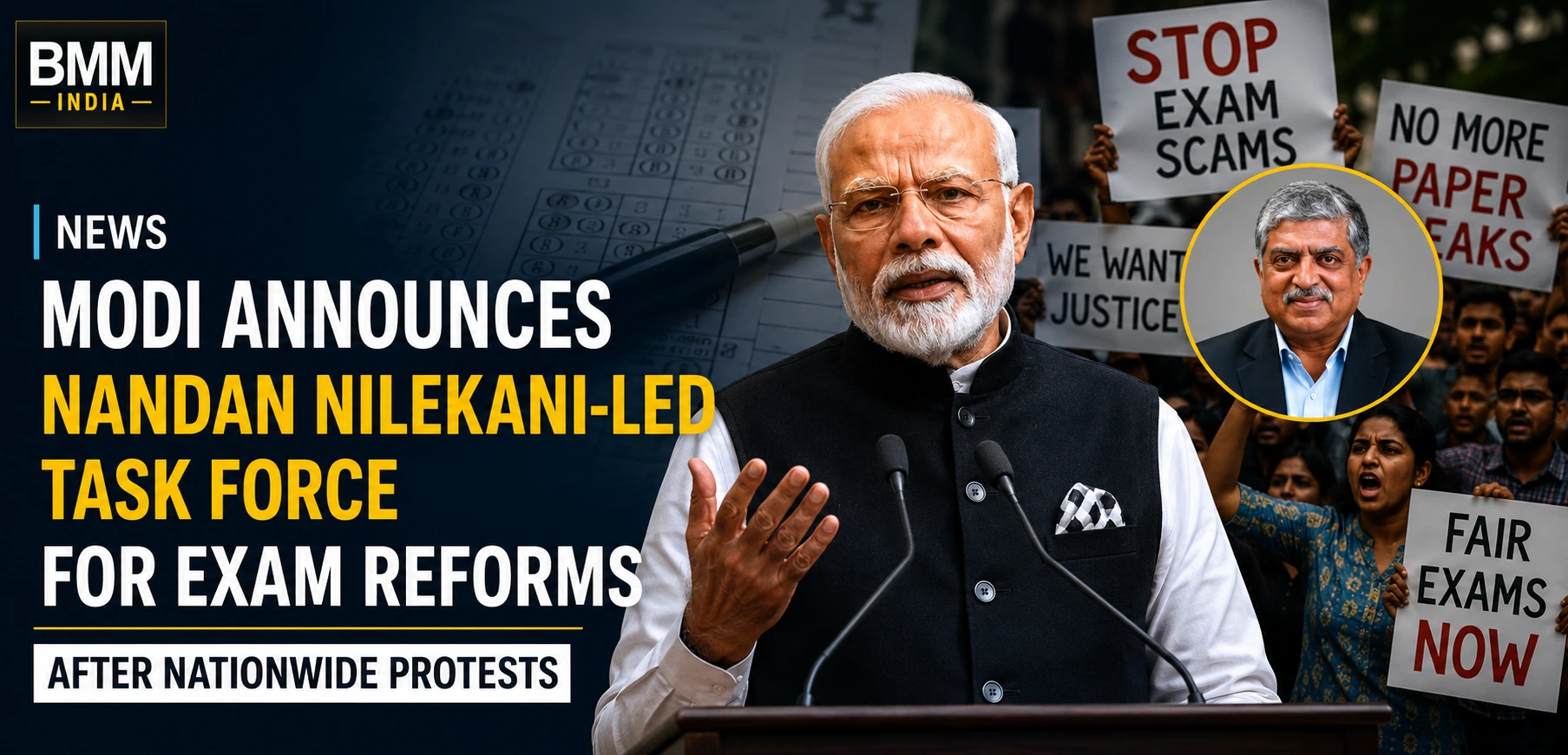 Modi Announces Nandan Nilekani