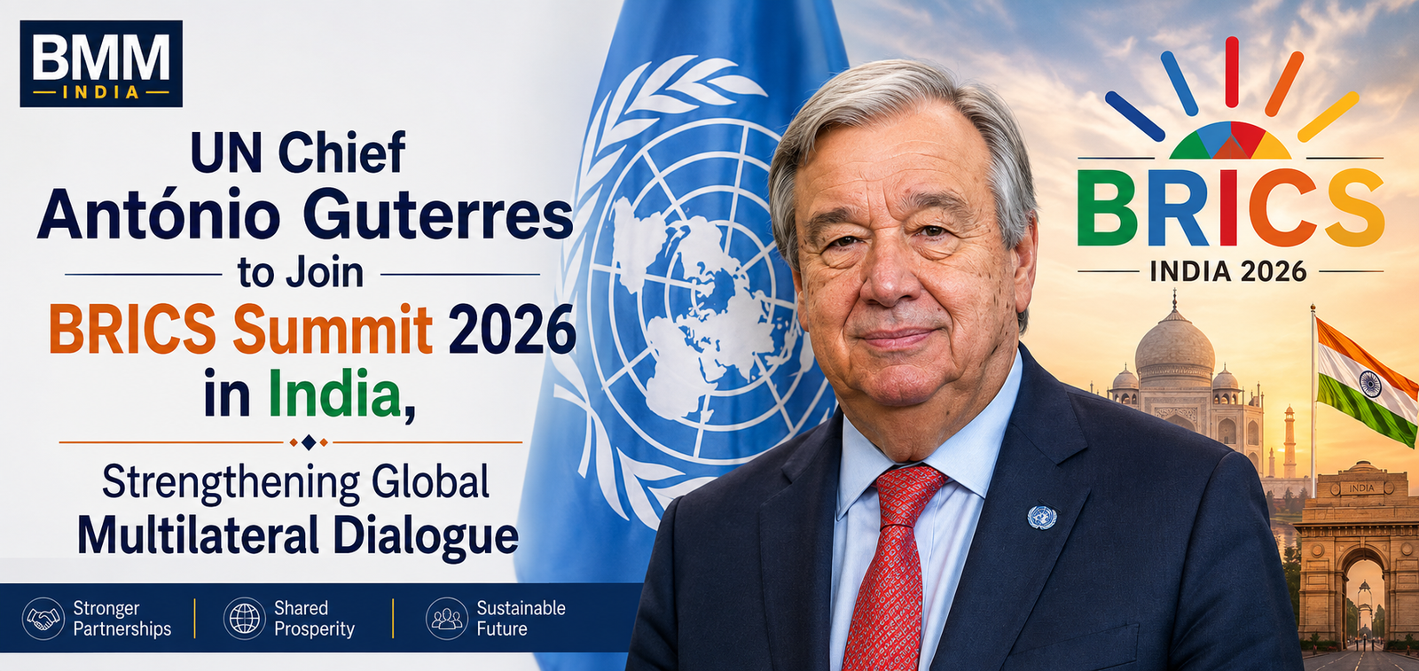 Home 17 UN Chief António Guterres to Join BRICS Summit 2026