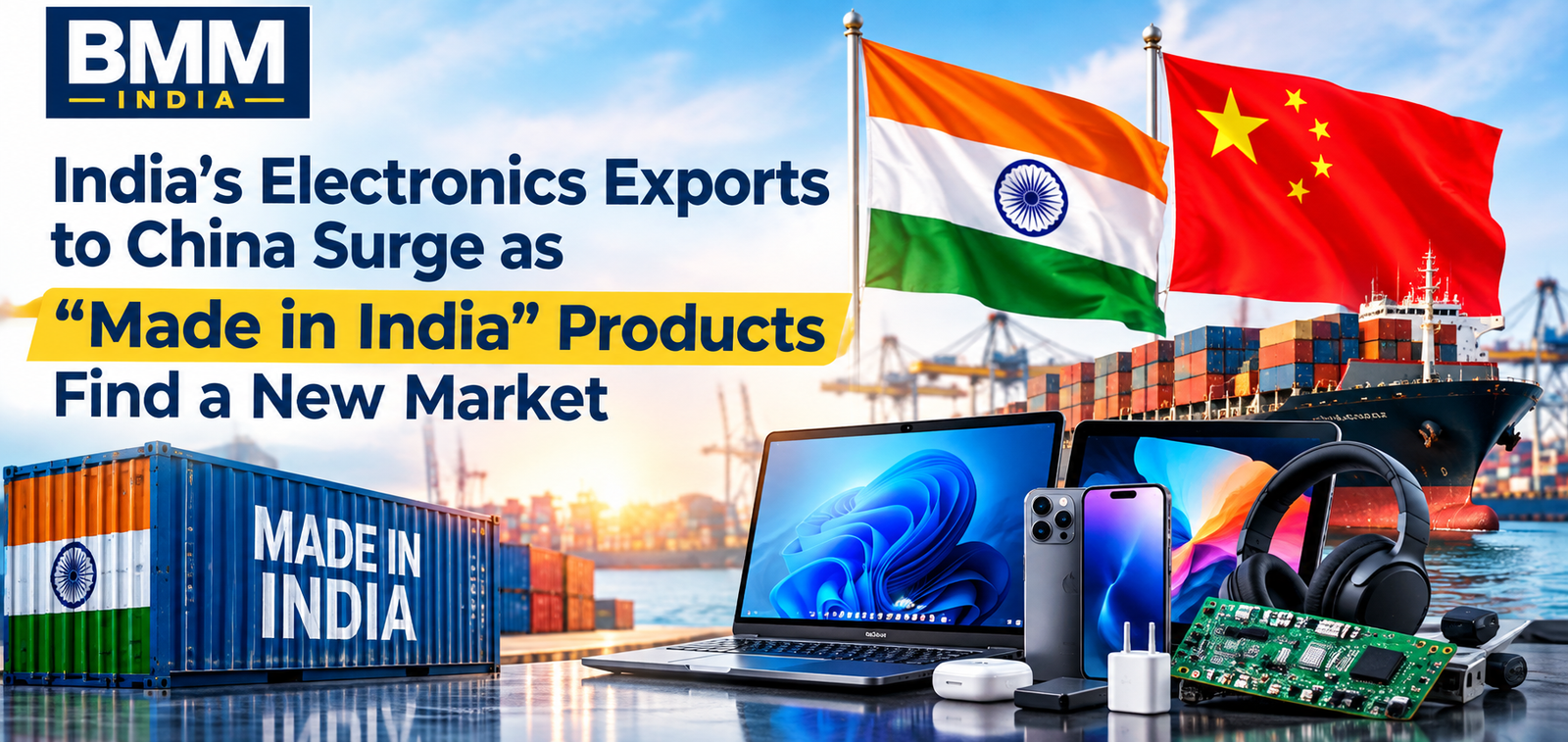 Indias Electronics Exports to China Surge